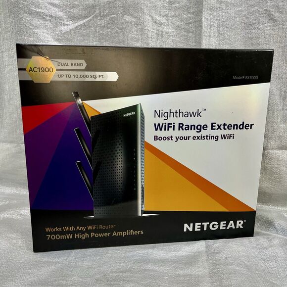 NETGEAR Nighthawk AC1900 Wi-Fi Mesh Extender - Black - Picture 2 of 6